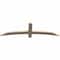 Ekena Millwork Bellingham Smooth Timber Gable Bracket, Douglas Fir, 60"W x 17"H x 1 1/2"D x 3 1/2"F, 7/12 Pitch GBW060X17X0204BEL00SDF - alternate 3